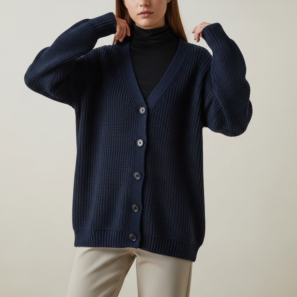 Women’s Long Sleeve Knitted Cardigan