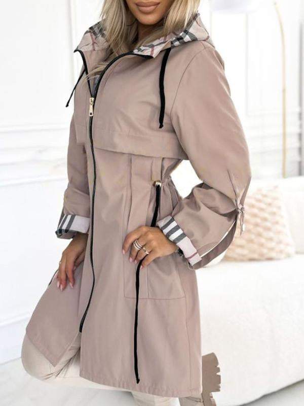 Casual Hooded Zip-Up Stylish Jacket