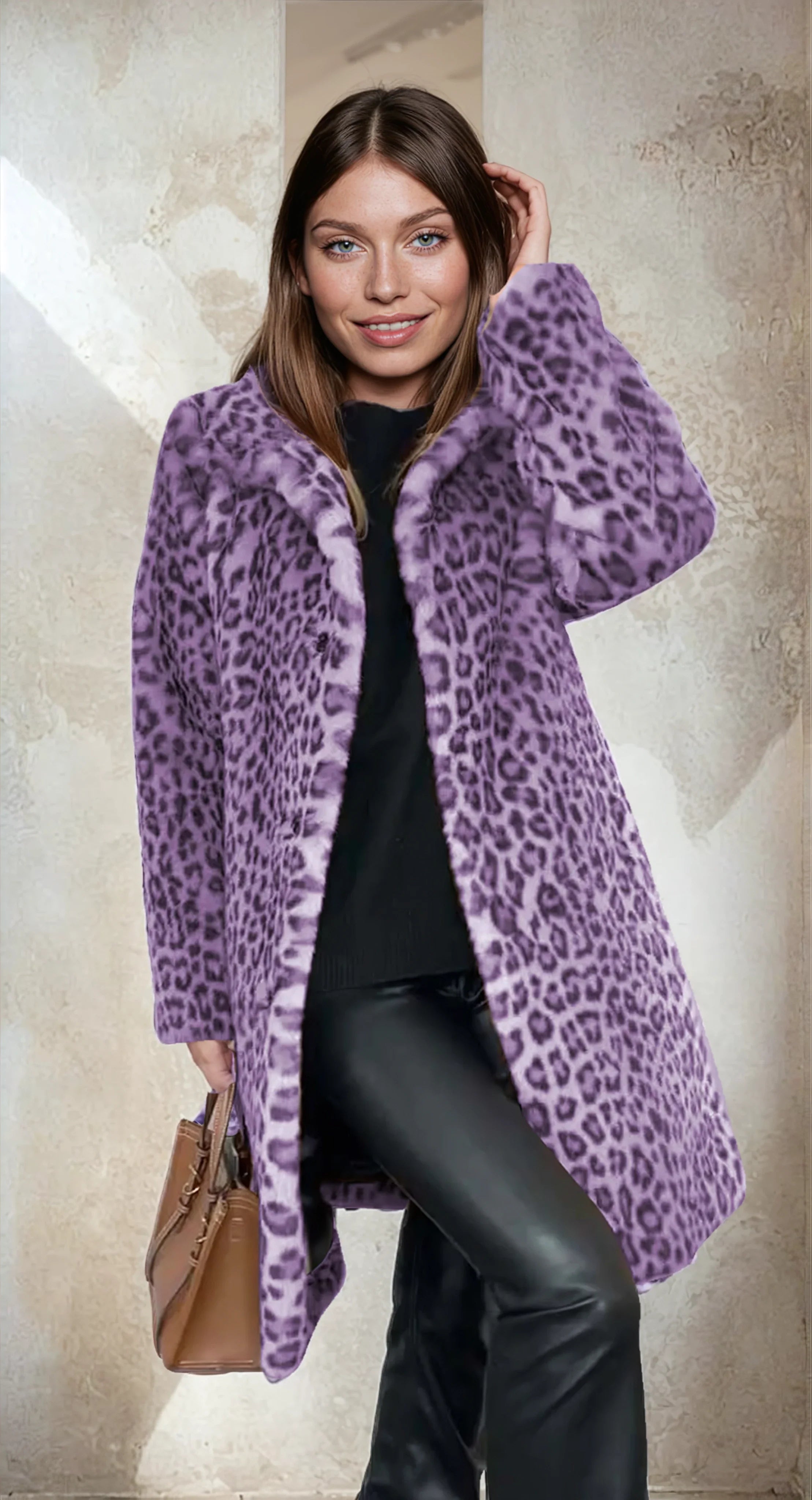 Bold Leopard Print Statement Jacket