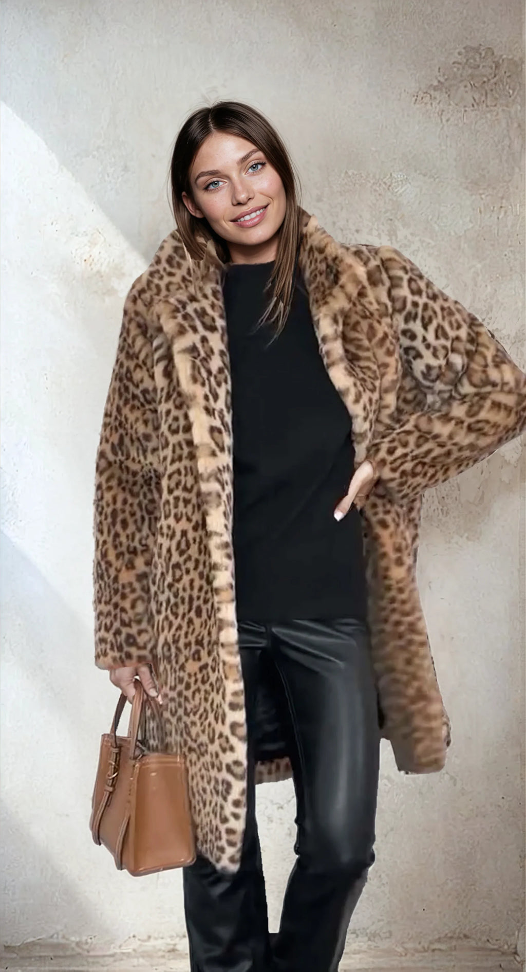 Bold Leopard Print Statement Jacket