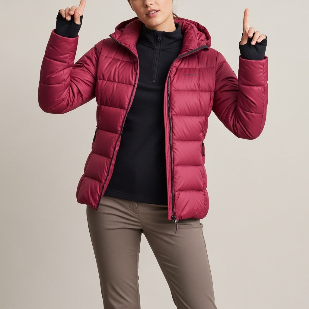 Women’s Long Sleeve Down Jacket