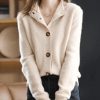 Soft Cashmere Blend Knitted Cardigan