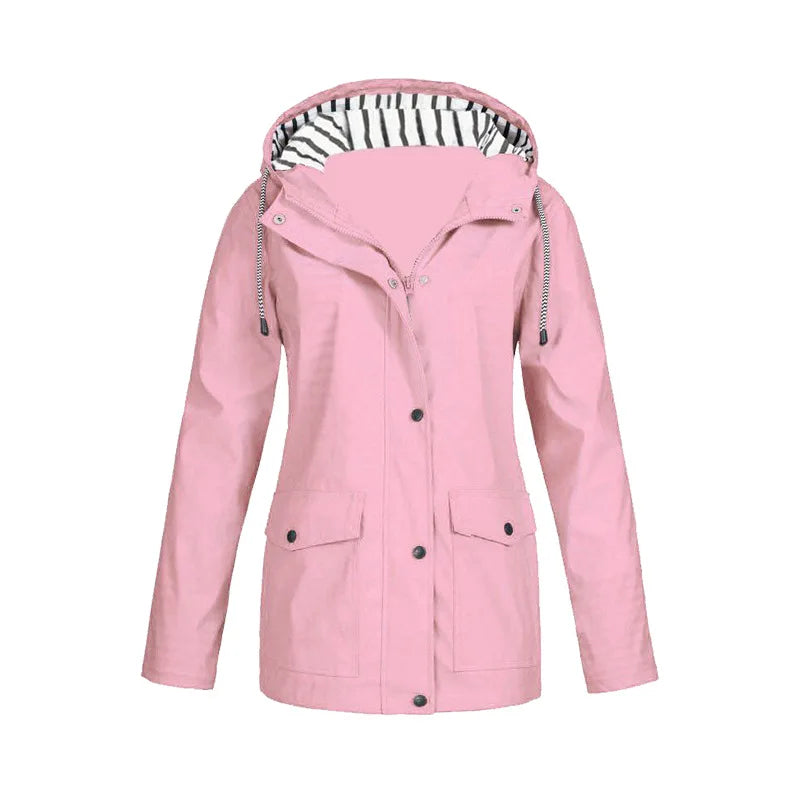 Lightweight Packable Waterproof Rain Jacket
