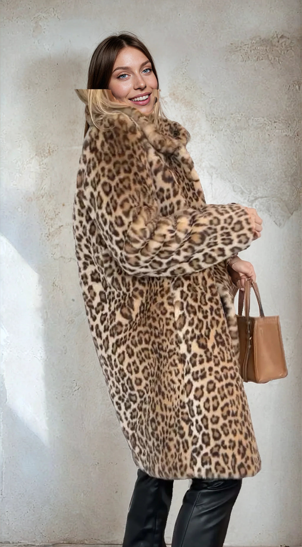 Bold Leopard Print Statement Jacket