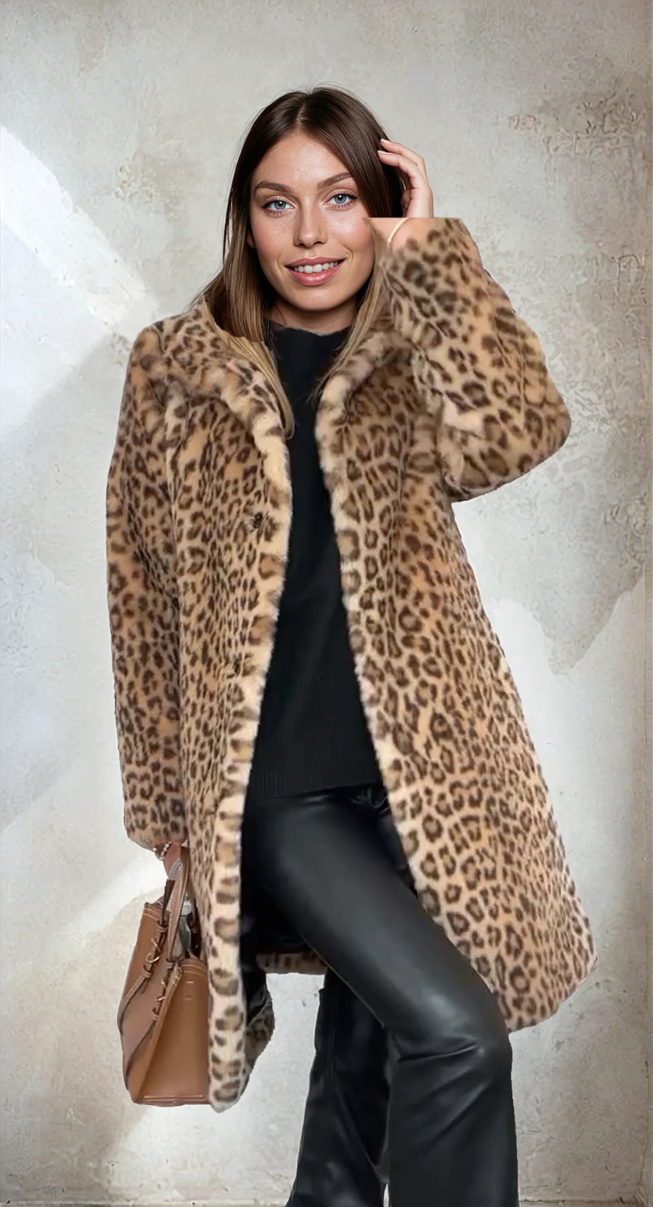 Bold Leopard Print Statement Jacket