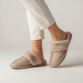 Women’s slippers | With faux fur trim
