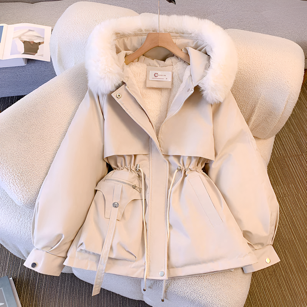 Elegant Long Belted Winter Coat
