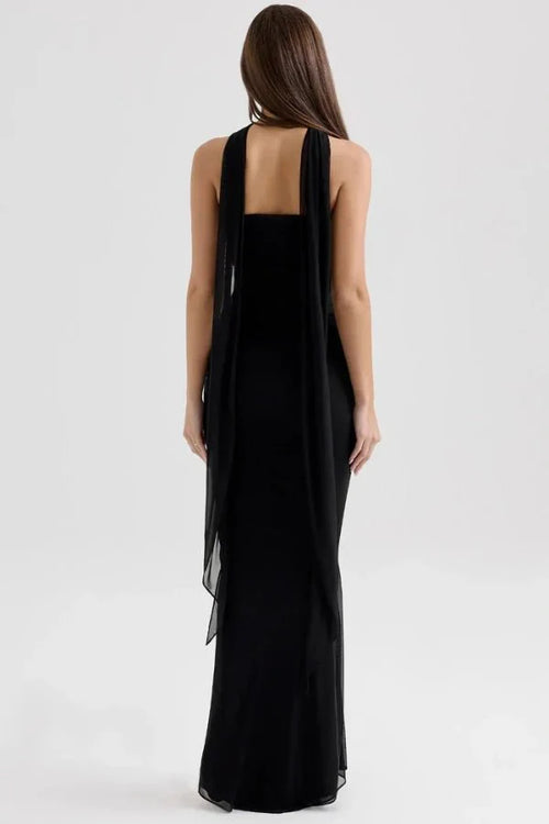 Elegant Corset Maxi Dress