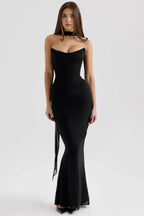 Elegant Corset Maxi Dress