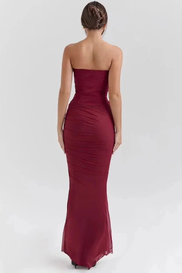 Elegant Corset Maxi Dress