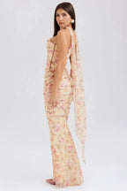 Elegant Corset Maxi Dress