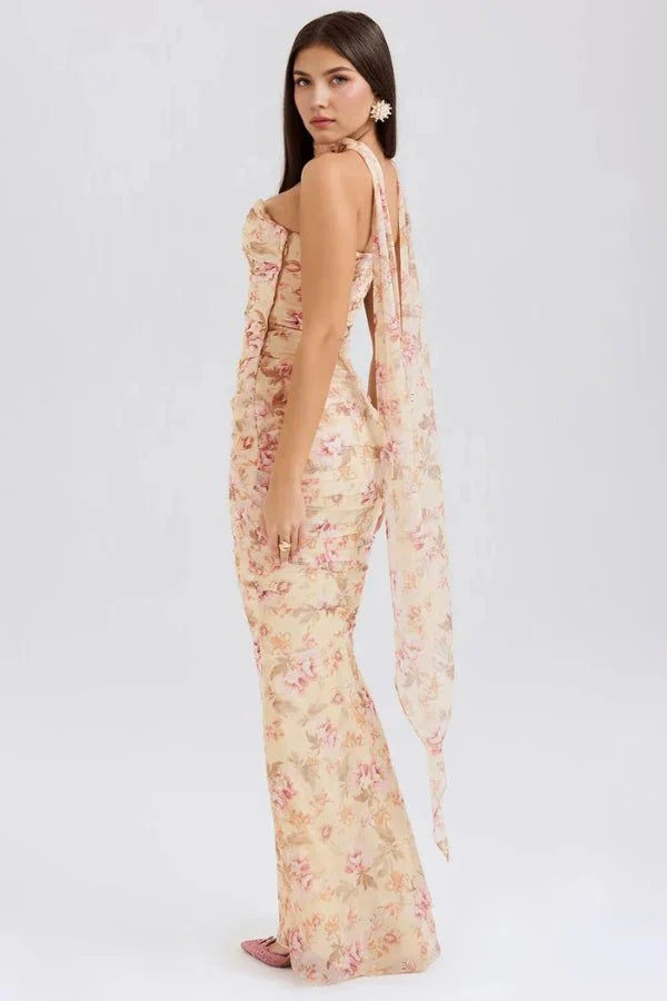 Elegant Corset Maxi Dress