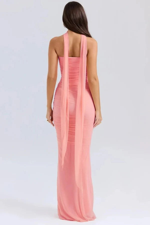 Elegant Corset Maxi Dress