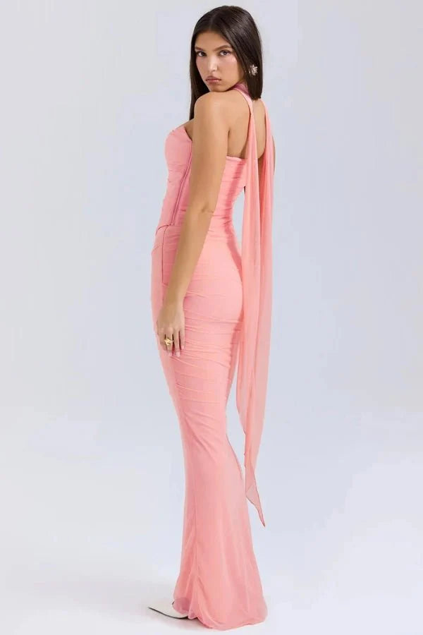 Elegant Corset Maxi Dress