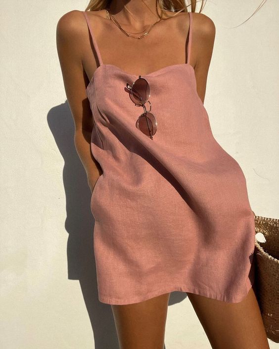 Women's Cowl Neck Slip Midi Dress
