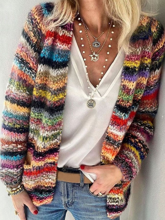 Light Elegant Refined Knit Cardigan