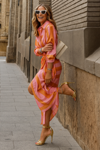 Collar Wrap Summer Dress