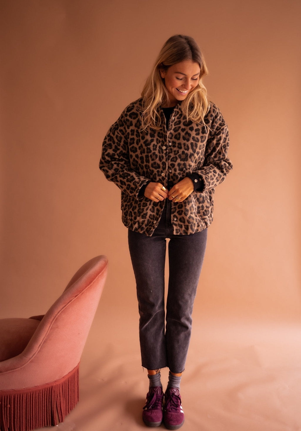 Timeless Leopard Print Statement Jacket