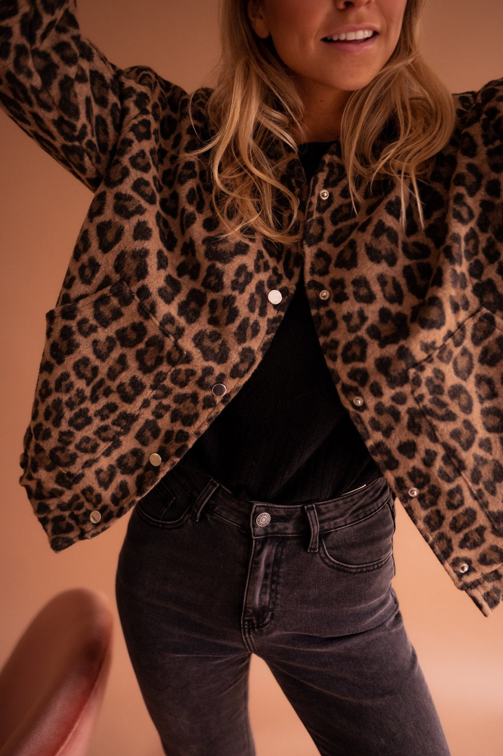Timeless Leopard Print Statement Jacket