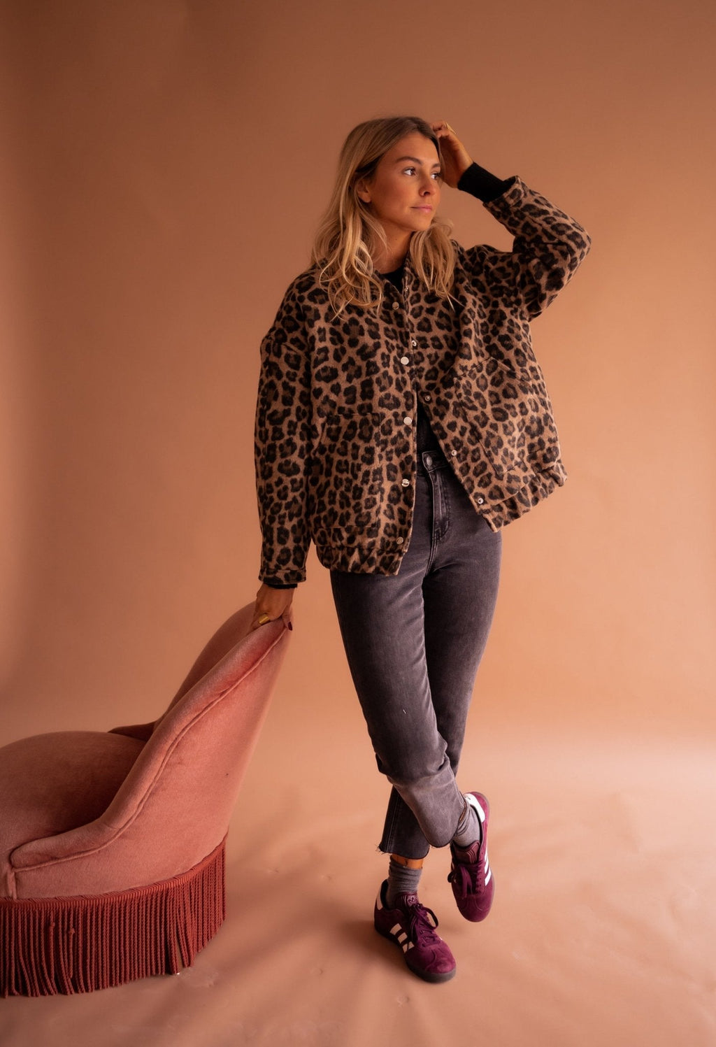 Timeless Leopard Print Statement Jacket