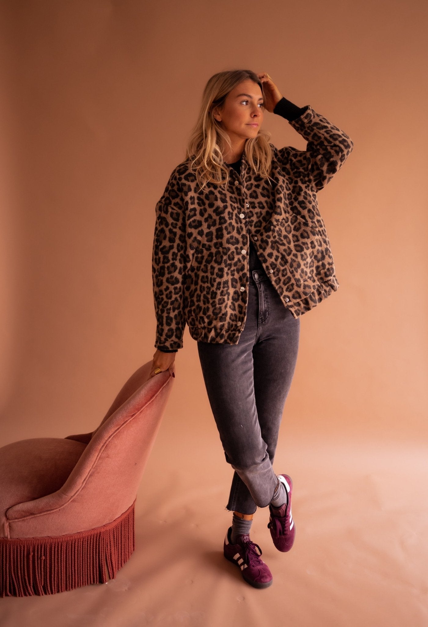 Timeless Leopard Print Statement Jacket