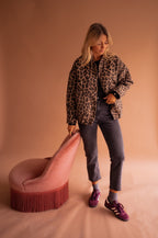Timeless Leopard Print Statement Jacket