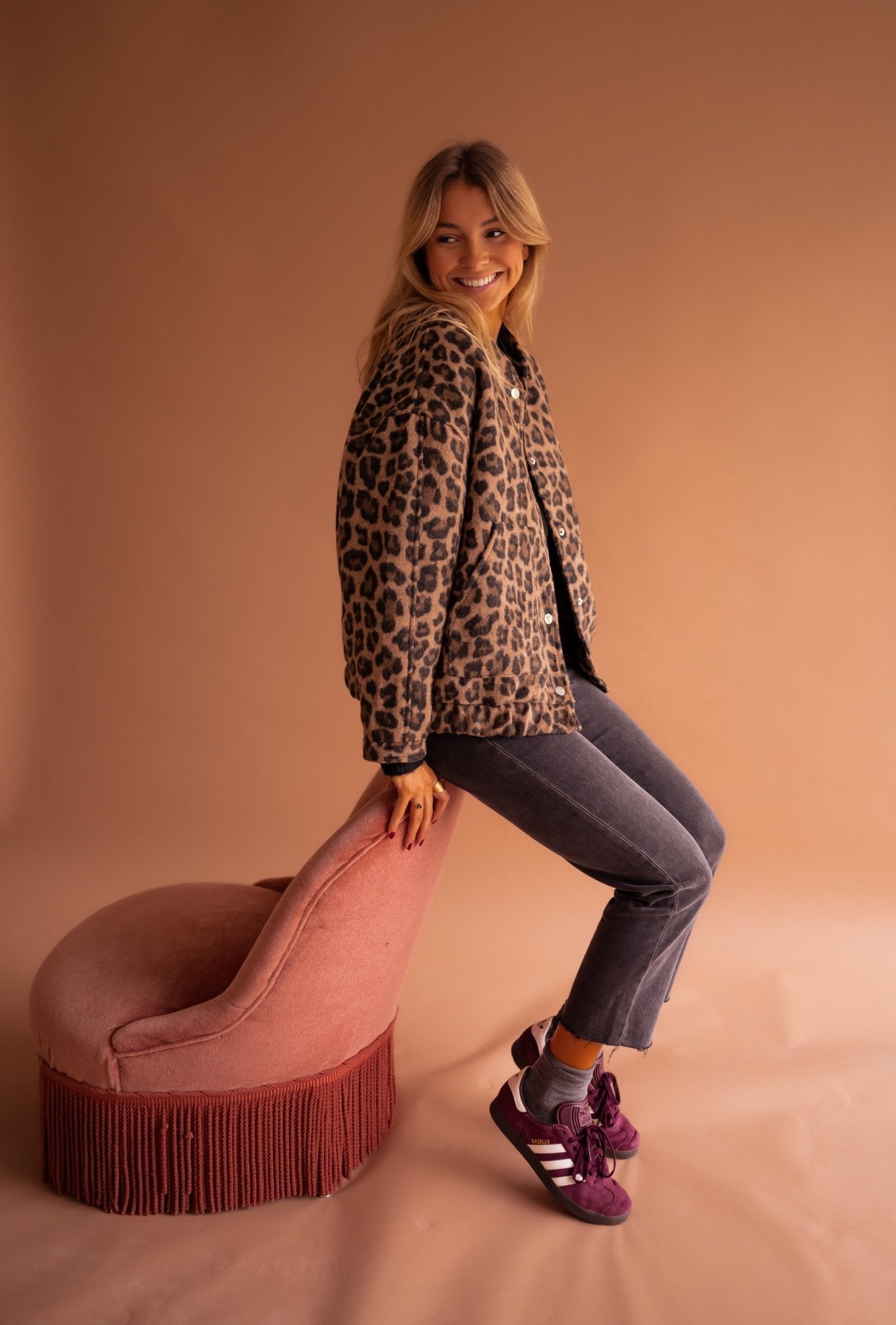 Timeless Leopard Print Statement Jacket