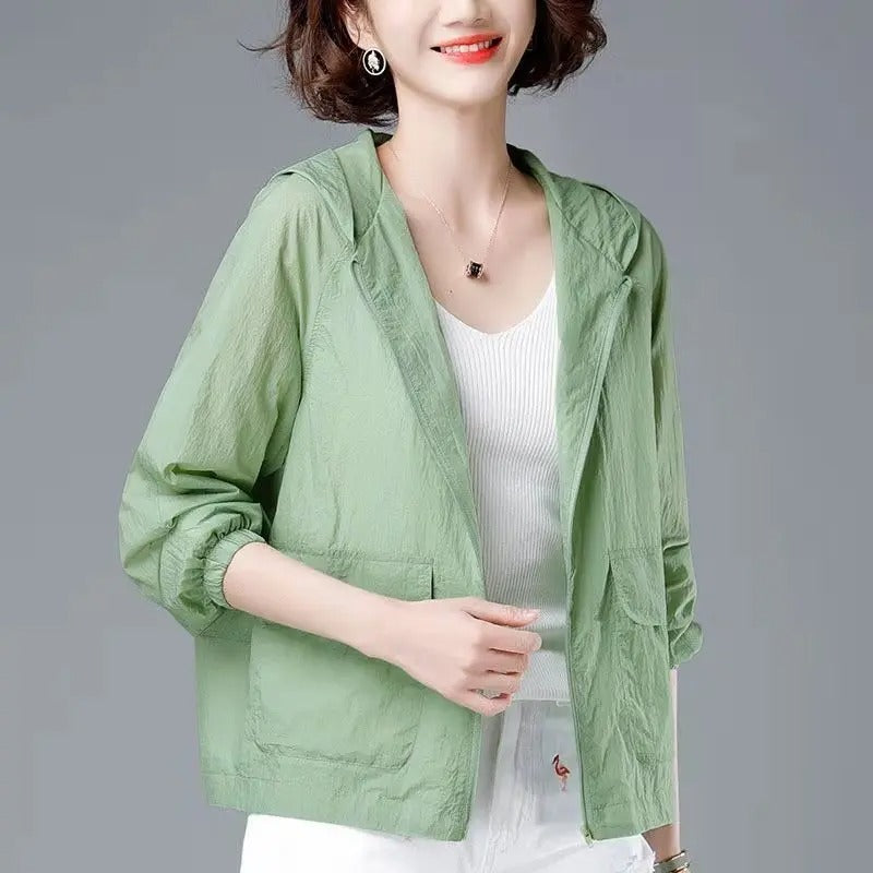 Windproof Hooded Waterproof Rain Jacket