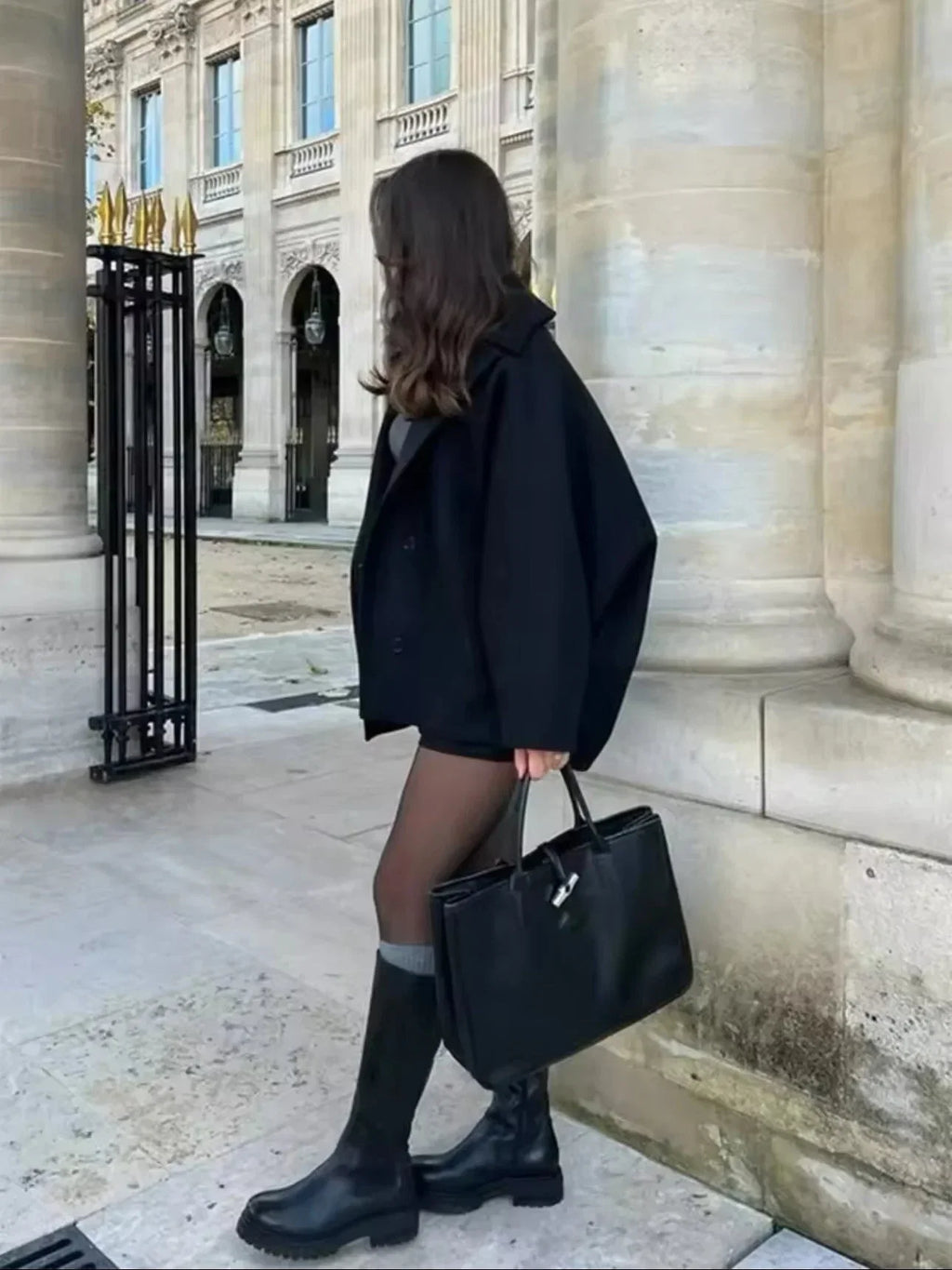 Loose Large Lapel Button Coat