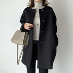 Chic Modern Button Up Coat
