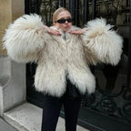 Chic Soft Plush Textured Coat