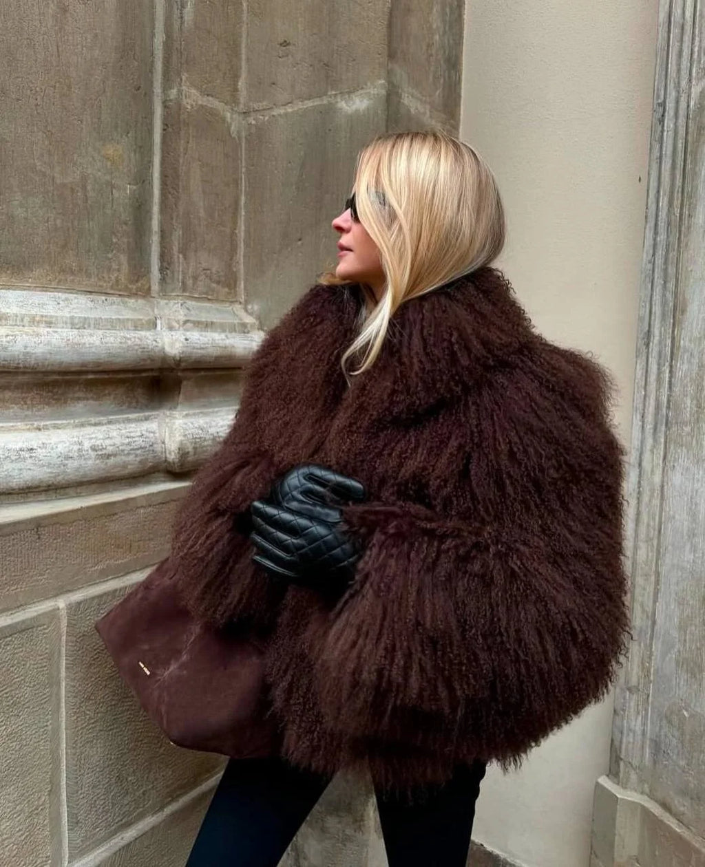 Chic Soft Plush Textured Coat