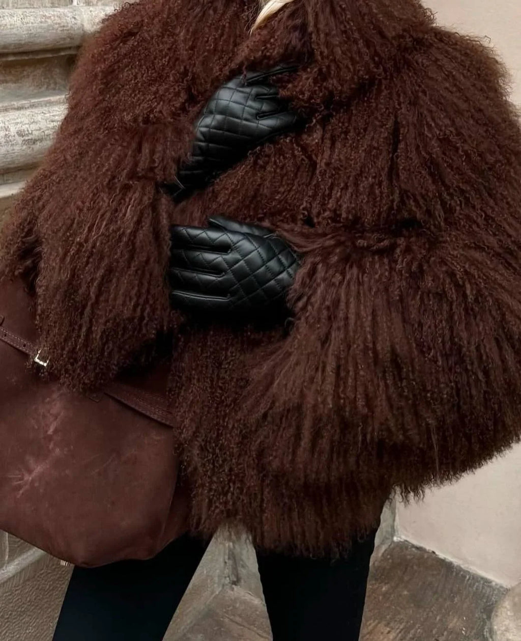 Chic Soft Plush Textured Coat