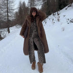 Long Faux Fur Winter Coat