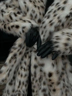 Elegant Long Leopard Print Coat