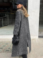 Long Grey Trend Winter Coat