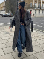 Long Grey Trend Winter Coat