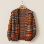 Soft Multicolour Open Knit Cardigan