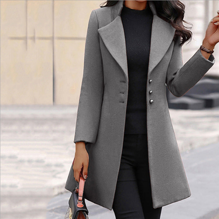 Elegant Stylish Long-Sleeve Everyday Jacket