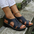 Women Spring Cutout Platform Sandals