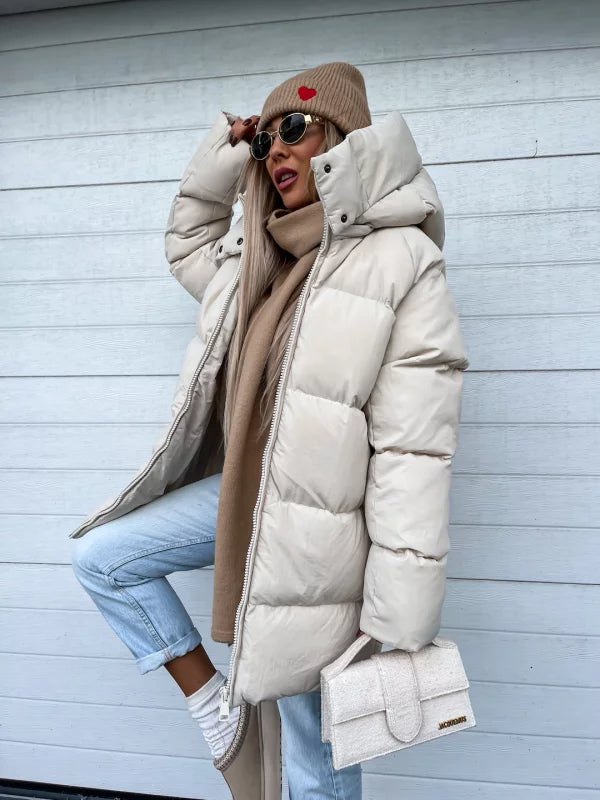 Warm Padded Hooded Puffer Jacket