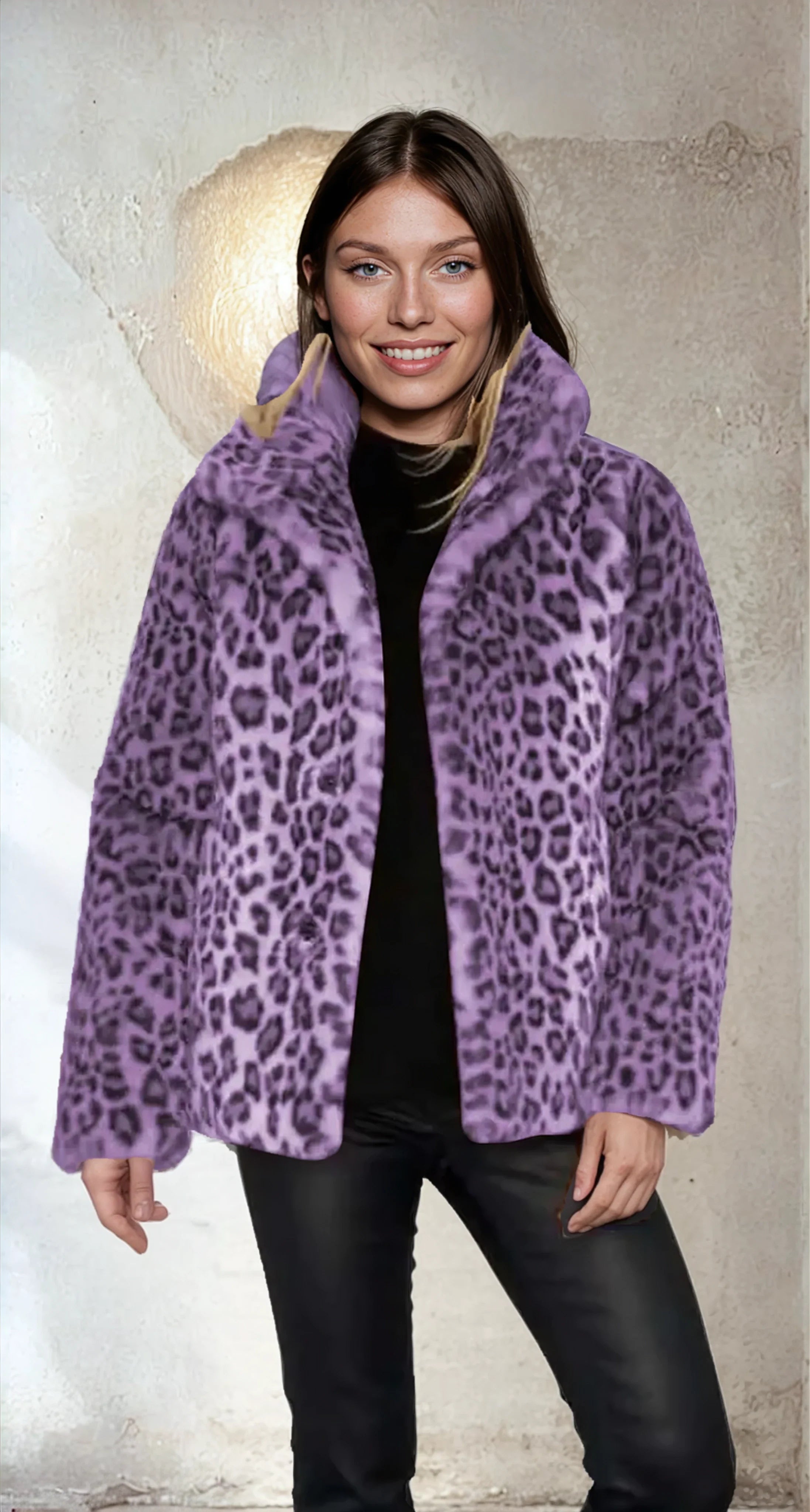 Bold Leopard Print Statement Jacket
