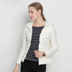 Lightweight Mid-Season Hooded Puffer Jacket