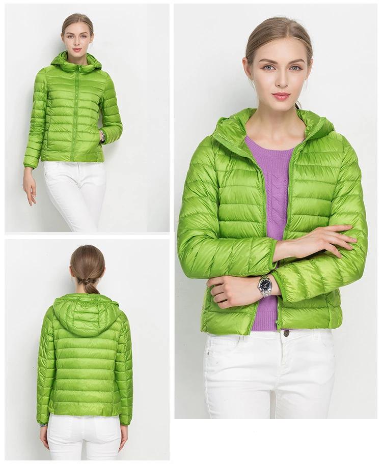 Lightweight Mid-Season Hooded Puffer Jacket