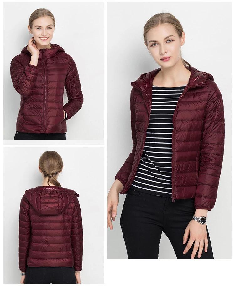 Lightweight Mid-Season Hooded Puffer Jacket