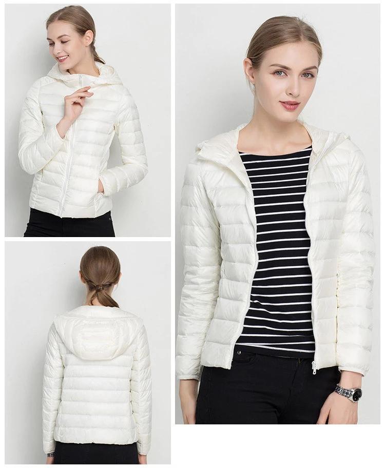 Lightweight Mid-Season Hooded Puffer Jacket