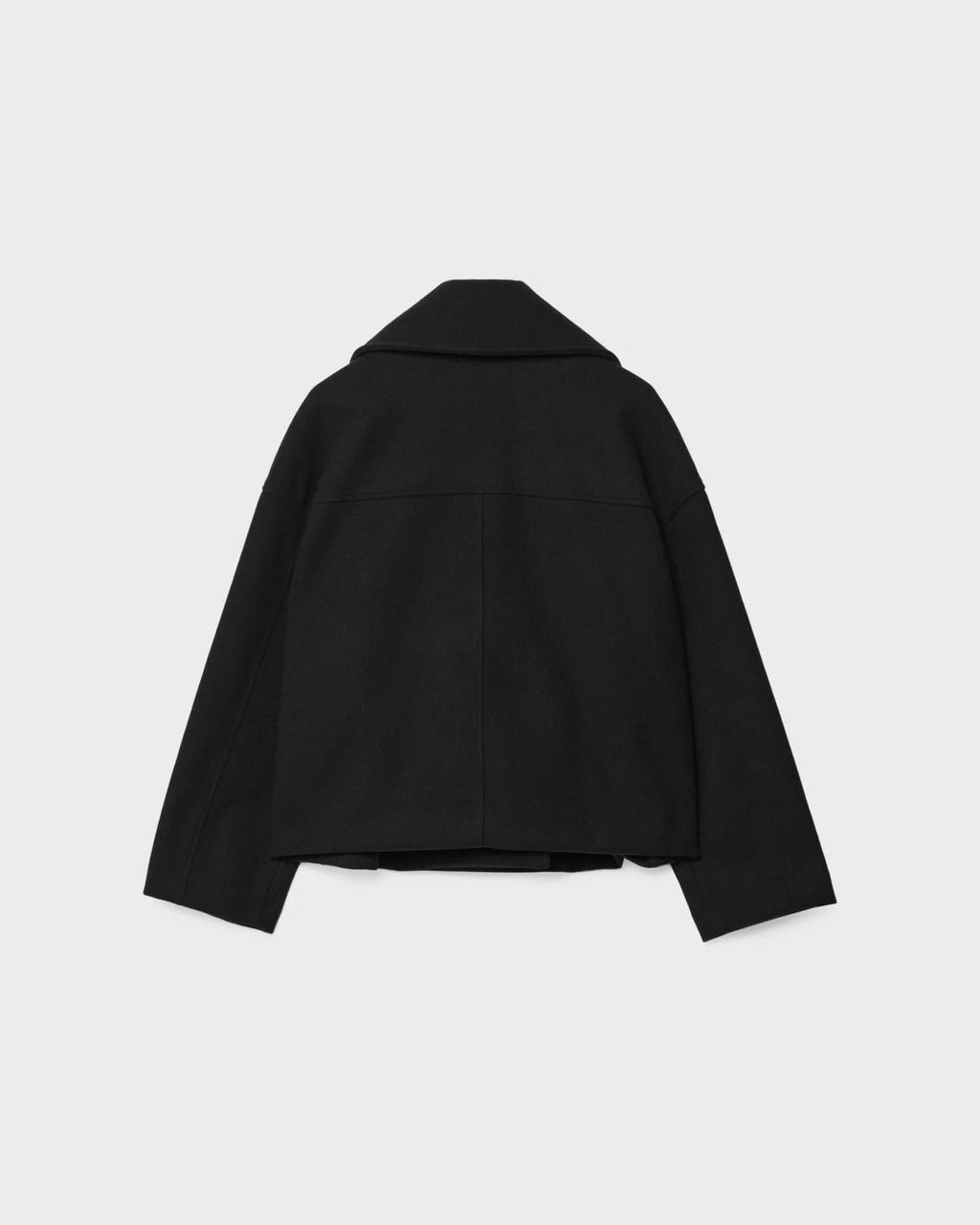 Short Crossed Wool Winter Jacket