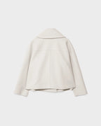 Short Crossed Wool Winter Jacket