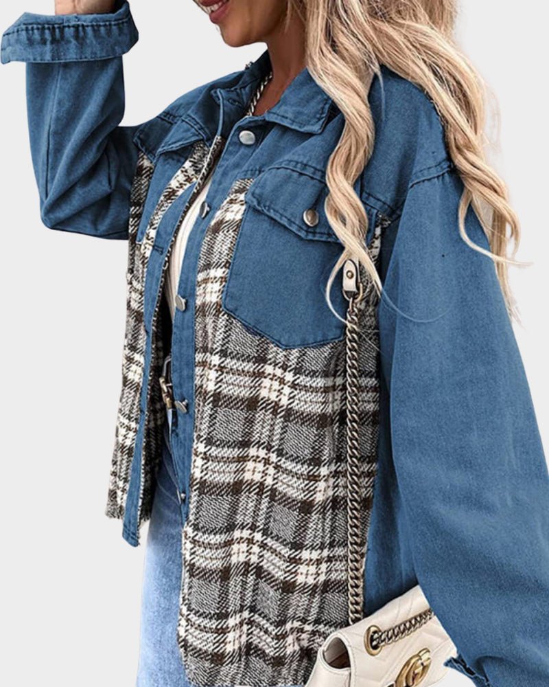 Classic Casual Blue Denim Jacket