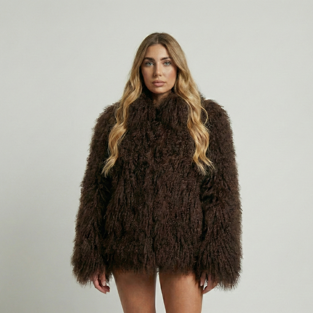 Chic Soft Plush Textured Coat